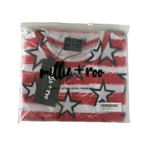 NEW Millie + Roo Stars + Stripes Biker Set (7/8)